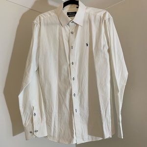 👔RALPH LAUREN White Dress Shirt